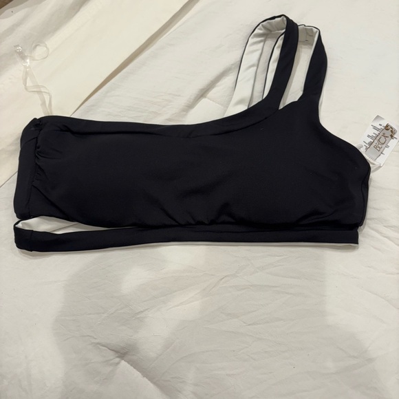 BECCA Black and White Bikini Top and bottom - Picture 2 of 8